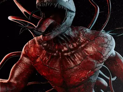 Carnage venom from marvel comics Free 3D model