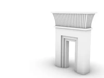 persepolis gate 3d model 3D model