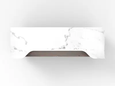 Modern FlatPack Credenza Cabinet Free 3D model