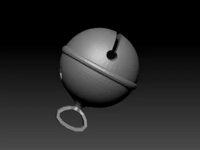 CG Bells for cow 3D model