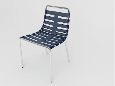 Comfortable chair Uchida body to body 3D model