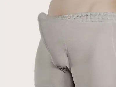 3D male penis scan Blend Shape 01 3D model