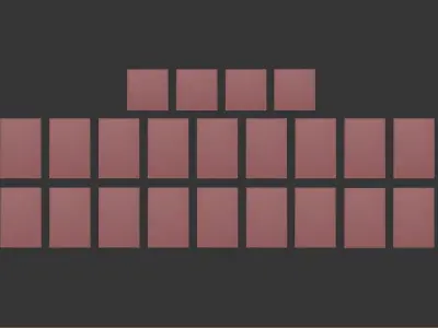 Collection of paintings abstract art part 11 3D model