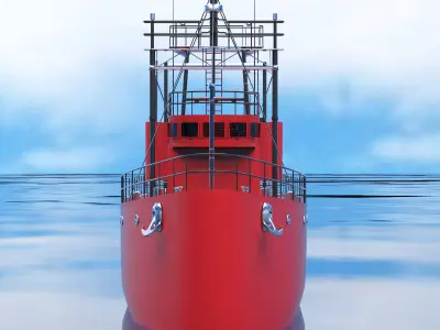 Fishing boat 3D model