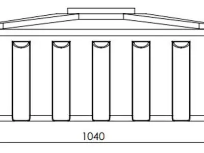 Loft water tank 3D model