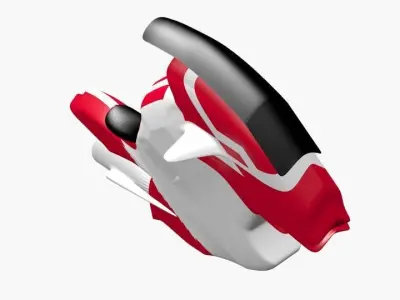 dinocycle jet fighter 3D model