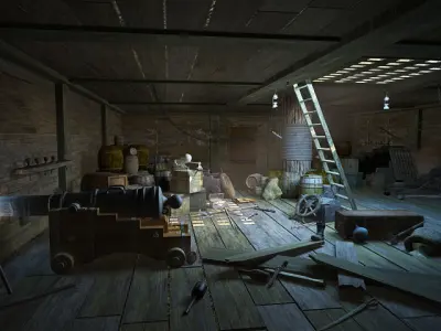 Armory Cabin 3D model