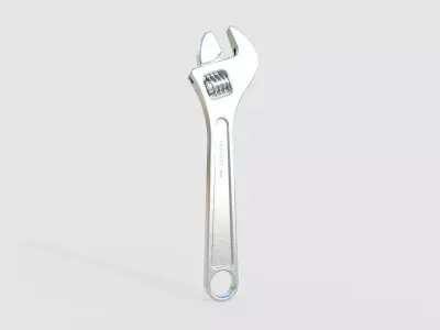 Wrench - 250 Low-poly 3D model