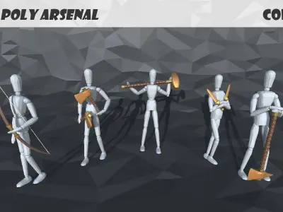 Low Poly Arsenal - Copper Free low-poly 3D model