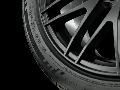 Michelin Pilot Sport PS2 N3 225 45 ZR17 3D model