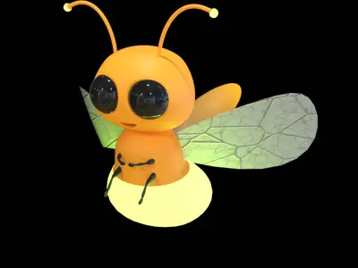 Firefly  Low Poly 3D Model 3D model