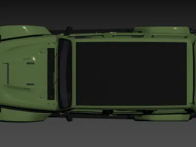 3D model of a Jeep Wrangler 3D model