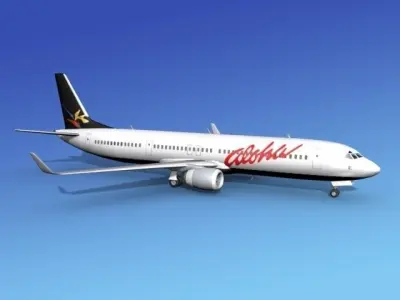 Boeing 737-900ER Aloha 3D model