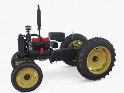 Tractor Chassis 3D model