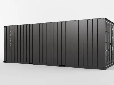 Container Black 3D model