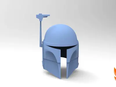 Star Wars Death Watch Mandalorian Helmet 3D model