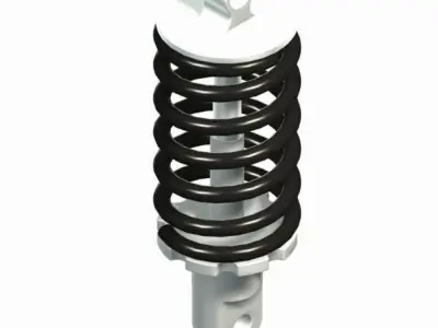 Rear shock absorber Free 3D model