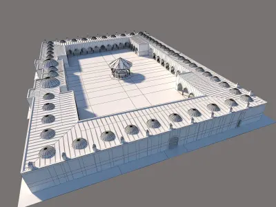 Medieval inn 3D model