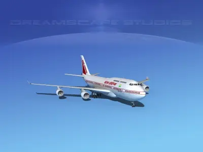 Boeing 747-400 Air India 3D model