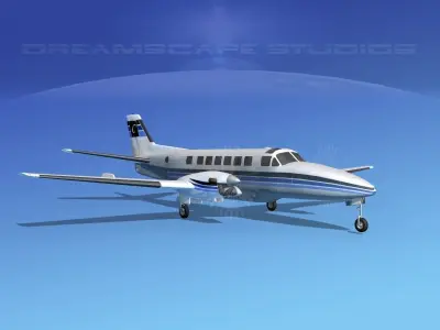 Beechcraft B99 Centennial  3D model
