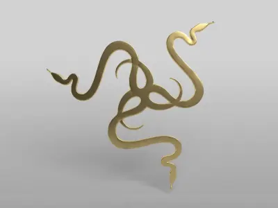 Razer Logo v2 003 Free low-poly 3D model