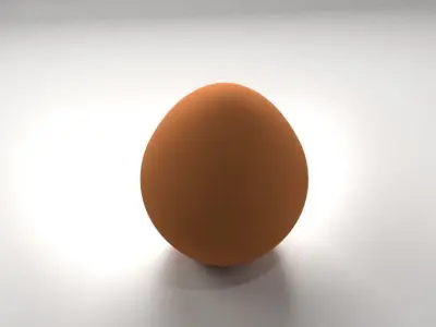 Viral Egg 3D model