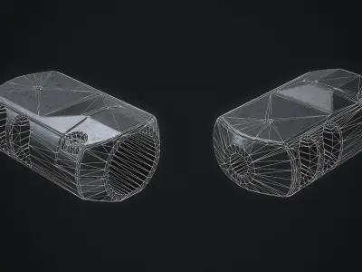 Muzzle Brake lobaev arms Low-poly 3D model