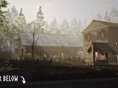 Modular Town Low-poly 3D model