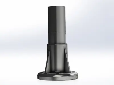 Base de Fixacao Schneider XVBZ02 Fixing Base 3D model