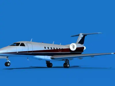 Embraer Praetor 600 V07 3D model