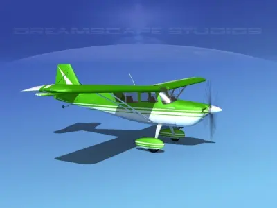 Bellanca Citabria 7KC V06 3D model