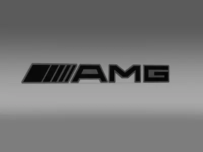 AMG Logo 3D model