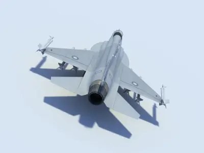 JF-17 Thunder Low polygon version 3D model