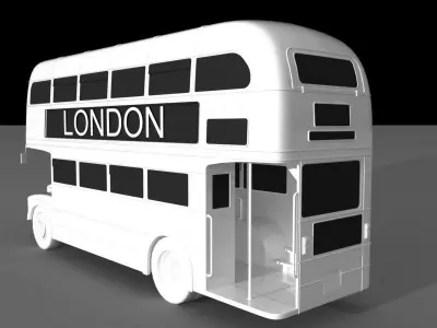 London Bus 3D model buy