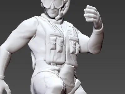 Coast Guard Rescue Swimmer 3D print model