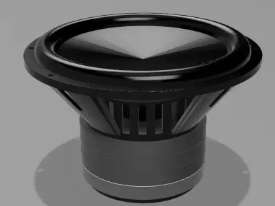 Subwoofer 12 inch 3D model