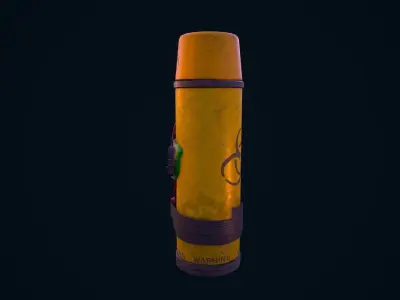 Homemade Gas bomb Low-poly 3D model