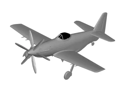 Martin-Baker MB 5 3D model
