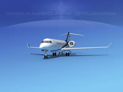 Bombardier Global Express 6000 V10 3D model