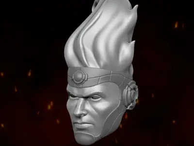 Firestorm DC Fan Art 3D printable File For Action Figures 3D print model
