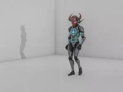 Warrior Low-poly 3D model purchase