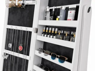 Mirror Organizer Cabinet 2 3D model