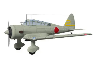 Tachikawa Ki36 Ida 3D model