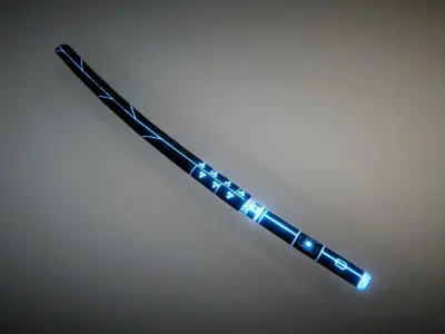 UKit KatanaSaya Low-poly 3D model