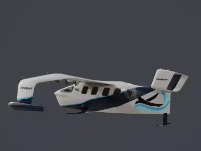 Viceroy Sea Glider - The ULTIMATE SEA SKIMMER Low-poly 3D model