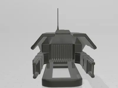 Mass Effect 2 Dropship Free 3D print model