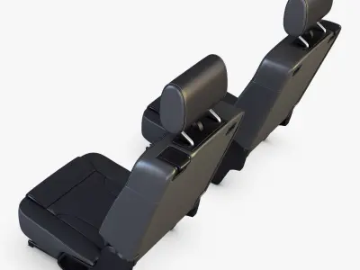 Car Seat Rear 3D model