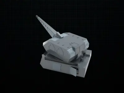 Rheinmetall Oerlikon Millennium Gun 3D model
