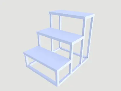 Stair Low-poly 3D model