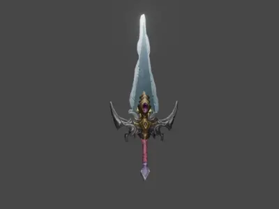 Zeloeman Sword A 39 Low-poly 3D model